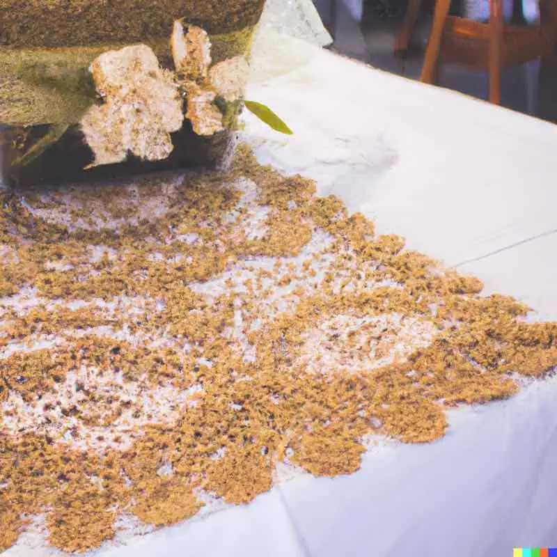 **Burlap and Lace Mga Centerpieces**