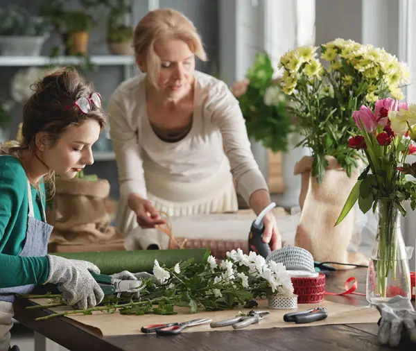 Friendships and the Floral Business