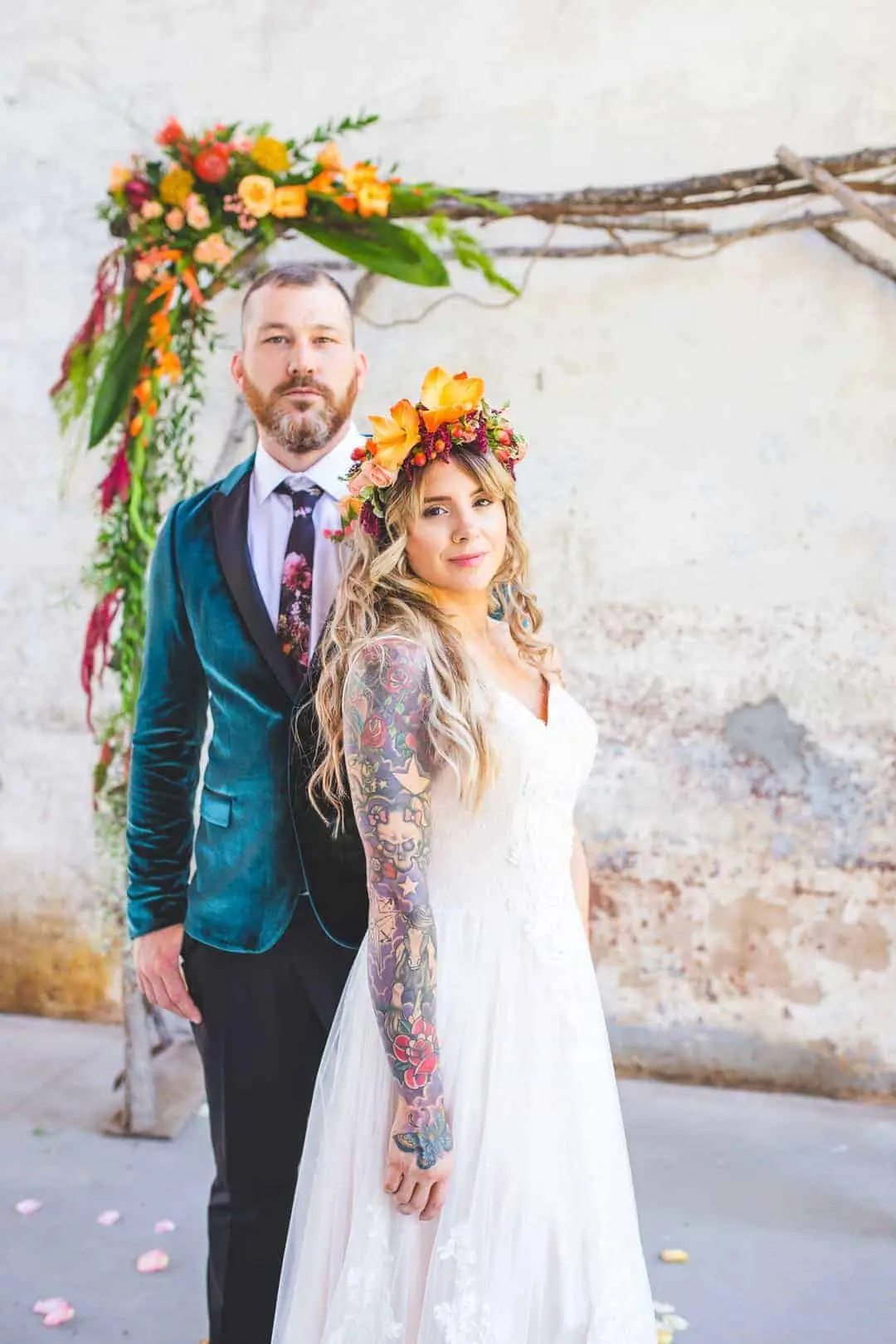 LUSH URBAN WEDDING INSPO ZA BOEMSKE GRADSKE BABE