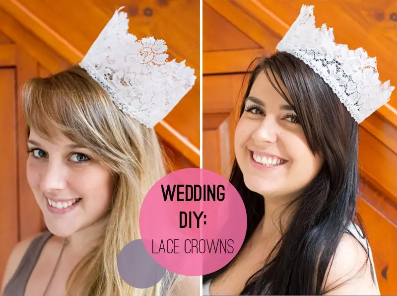 Wedding DIY: How To Make Crowns Lace