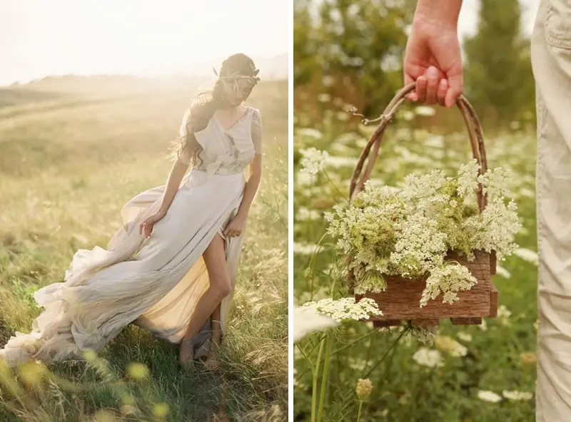 Inspiração para casamento de quarta-feira: Eco Warrior Princess